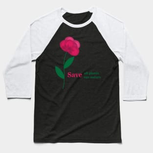 Flower Baseball T-Shirt